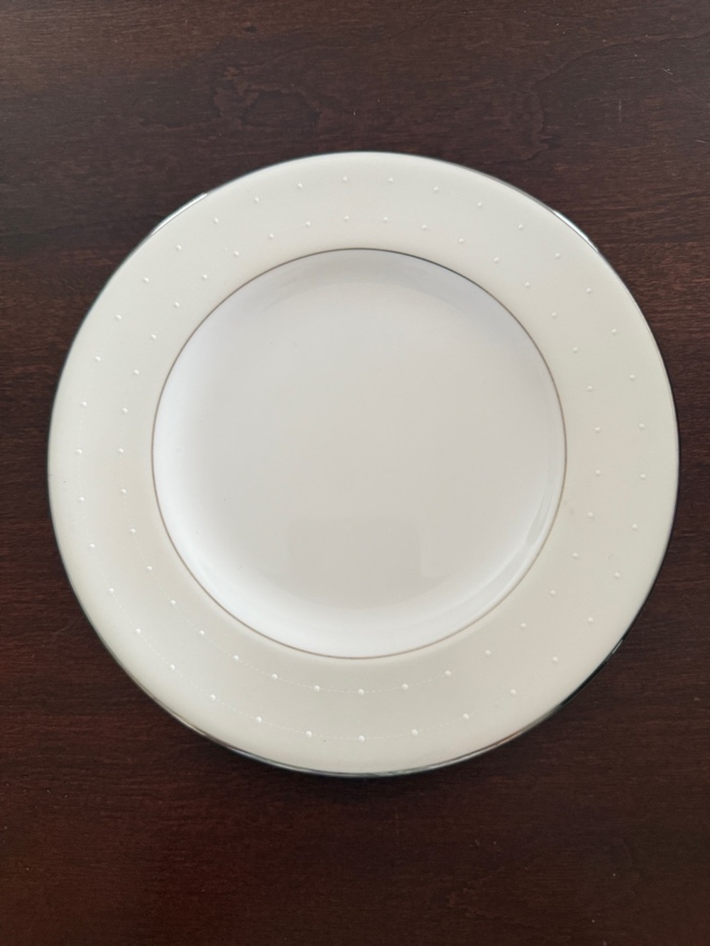 Royal Doulton Monique Lhuillier Etoile Platinum Bread & Butter Plate